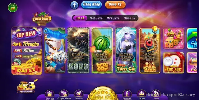 Kho trò chơi đồ sộ tại Bay Vip giúp bạn tận hưởng quá trình săn thưởng thú vị