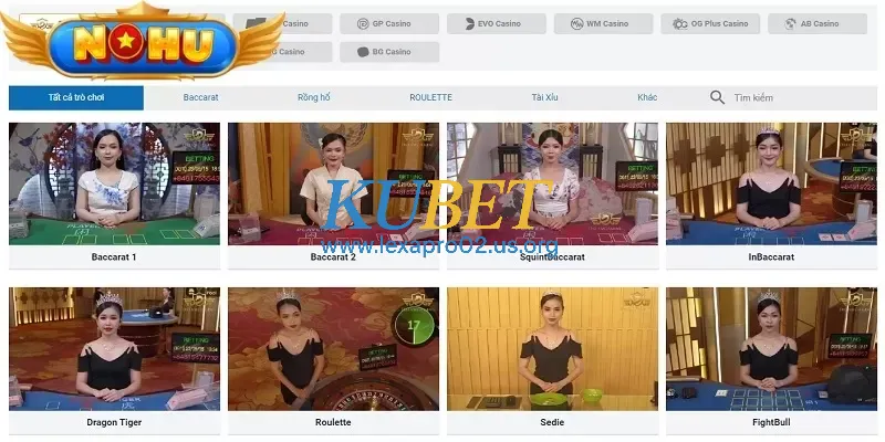 Tìm hiểu về mục gaming online casino tại NOHU