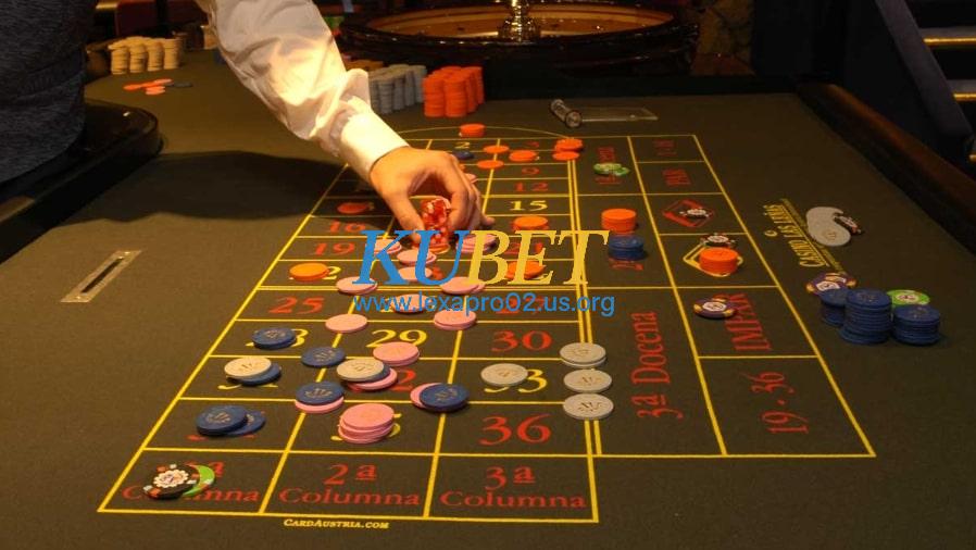 Roulette Table Betting Layout