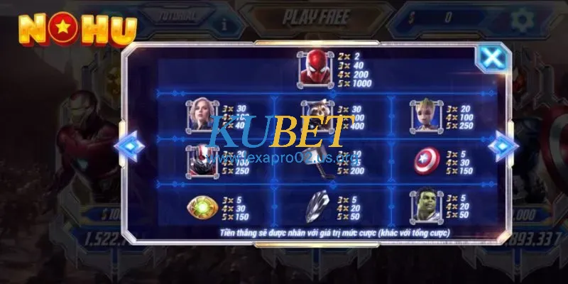 Bí kíp chơi Avengers nổ hũ hiệu quả