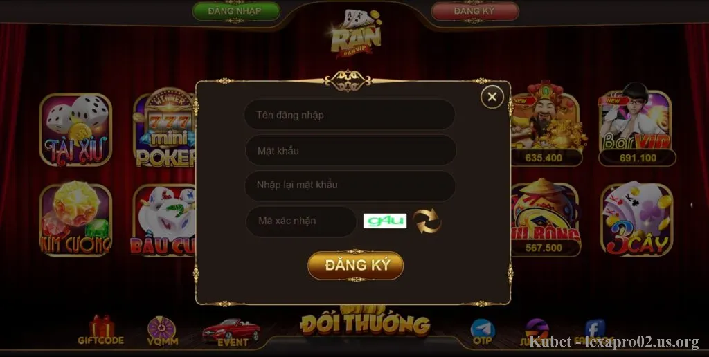 Hướng dẫn đăng ký hội viên mới tại Ran Vip Club