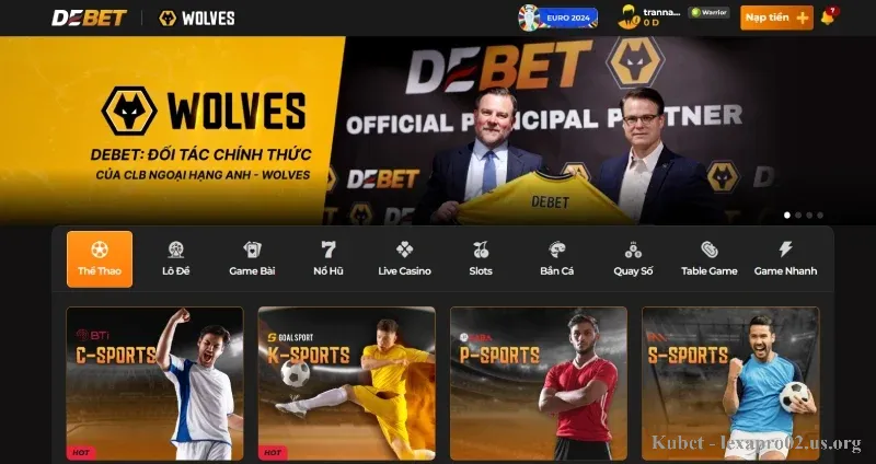 Cá cược thể thao Debet