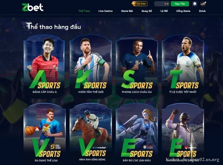 Cá cược thể thao Zbet