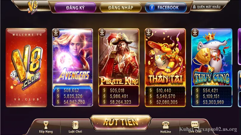 Hình ảnh bàn cược trong game cũng được V8club thiết kế với độ phân giải cao
