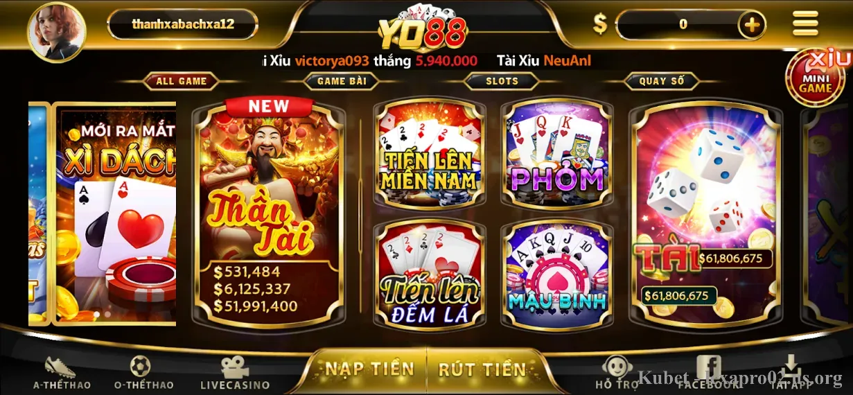 Anh em được đắm chìm vào kho trò chơi ấn tượng tại cổng game Yo88 